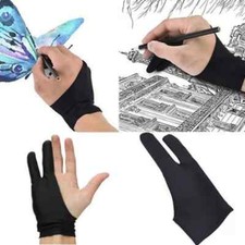 1pc Two Finger Anti-fouling Glove For Artist Drawing & Pen Graphic Tablet Pad- picture