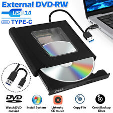 Slim External CD DVD RW Drive USB 3.0 Writer Burner Player for Windows 7 8 10 11 picture