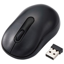 ELECOM Wireless Mouse M-DY10DRSKBK, Quiet, 3 Buttons, Small, Black picture