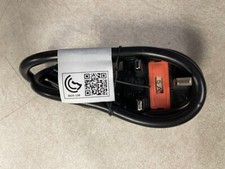 2ft 3-Pin UK Power Cord Mickey Mouse/ Clover Leaf Cable - New picture