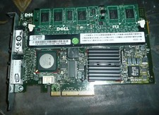 Dell PowerEdge 5E RAID PCIe x8 Dual 256MB SAS Controller Card 0XM768 w/ X8483 picture