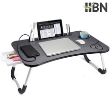 HBN Laptop Desk, Laptop Bed Stand Foldable, Reading & Writing Holder with Drawer picture