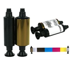 1PC YMCKO Color Ribbon for Evolis Tattoo R3411 Card Printer 100 Prints New picture