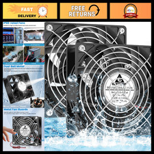 120mm Waterproof Cooling Fan 12V DC High Speed Dual Ball Bearing 2-Pin IP68 picture