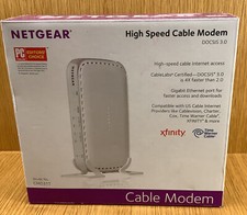 NETGEAR DOCSIS 3.0 Cable Modem, Fast Speed Xfinity , Time Warner New Open Box picture