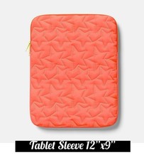 Tablet sleeve 12 * 9 inch -  Holds Tablet - Cover Tablets - Orange Star Pattern picture