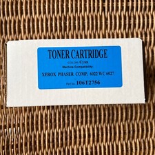 Xerox 106T2756 Toner Cartridge Cyan – Phaser 6022 WC 6027 – New Sealed Box picture