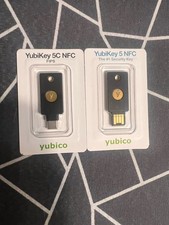 Yubico YubiKey 5C NFC FIPS USB-C Security Key NFC (Black), Black picture