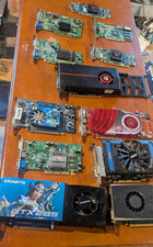 Lot of 12 older video cards - for parts only picture