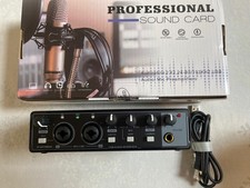 2x2 USB Audio Interface 24-bit/192kHz – Dual XLR Mic Preamps – 48V Phantom picture