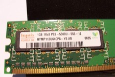 LENOVO 41A1296 1GB 240 PIN 1RX8 PC2-5300U DIMM MEMORY SAMSUNG M378T2863RZS-CE6 picture