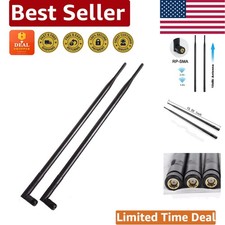Omni-Directional 1.3ft WiFi 5GHz/2.4GHz Antenna Set for Routers & Adapters picture
