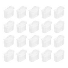 Anti Dust Cap Cover Silicone Micro Male Port 6 x 2.3mm Clear 20 Pcs picture