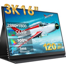 UPERFECT 16” Portable Monitor OLED 2880x1800 Laptop Monitor 120Hz Gaming picture