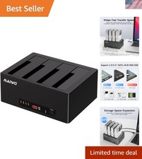 4 Bay Hard Drive Docking Station Cloner for 2.5 & 3.5 Inch SATA - 96TB Capacity picture