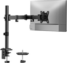HUANUO Single Monitor Mount, Monitor Arm for 13”-32” Monitors up to 17.6 lbs, picture