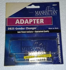 ❇️Adapter DB25 male◄►male ⭐️ Manhattan 360371 Adapter ► New ❇️ picture
