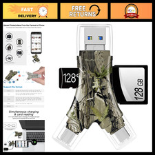 4-in-1 SD Card Reader for iPhone, iPad, Android, Mac & Camera - Portable Adapter picture
