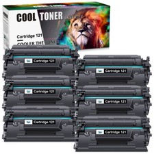 CRG121 6PK Compatible With Canon 121 Black Toner 3252C001 ImageClass D1650 D1620 picture