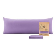 Body Pillow Cover, Ultra Soft Microfiber Long Pillowcase, Light Purple picture