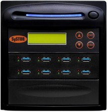 Systor 1:7 USB Duplicator/Sanitizer 6GB/Min Flash Drive Copier/Eraser 2YR WRNTY picture