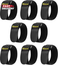 Trilancer Elastic Cinch Straps with Anti-Slip Strips, 12'' X 2'' (8 Pack) picture