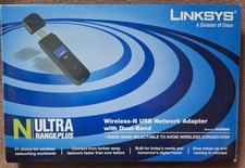 LINKSYS Wireless-N USB NETWORK ADAPTER Ultra Range Dual-Band Model WUSB600N NOS  picture
