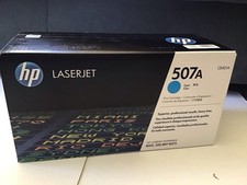 Brand New UNopened HP LaserJet Ink 507A. Cyan picture
