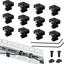 12 Pack M-Lok Cable Clips, Wire Management Clips for Picatinny Rail, Flashlight picture