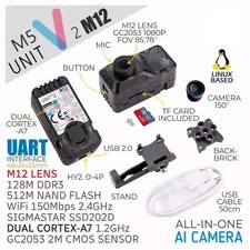 M5Stack UNIT-V2 M12 1080P AI Recognition Camera Programmable Camera Module picture