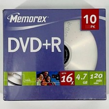 Memorex DVD+R Blank DVD 10 Pack - Recordable for PC or Home Video Recorder Use picture