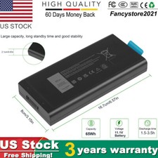Laptop Battery For Latitude 5414 5404 7414 7404 65WH CJ2K1 X8VWF 4XKN5 DKNKD picture
