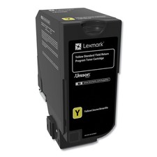 Lexmark 74C10Y0 (CS720/CS725/CX725) Return Program Toner, Yellow picture