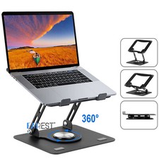 360° Metal Laptop Stand Riser Foldable Notebook Computer Holder Desk  Adjutable picture
