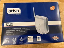 Ativa Wireless G Router 400 ft range AWGR54 NEW IN BOX FACTORY SEALED picture