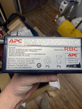 APC Genuine RBC UPS Replacement Battery Cartridge Sealed Lead Acid 12V Black picture