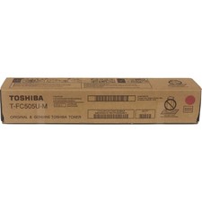 Toshiba Original High Yield Laser Toner Cartridge - Magenta - 1 Each (tfc505m) picture