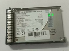 2 X HP 100GB SATA 6Gbp SSD 2.5'' 691842-001 692164-001 MK0100GCTYU + G8 G9 Caddy picture