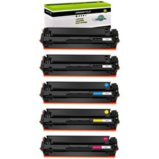 5PK Toner Compatible with HP 202A CF500A LaserJet Pro MFP M281FDW M281CDW M254DW picture