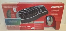 (NEW) Microsoft Advanced Ergonomic Laser Desktop 4000 Wireless Keyboard & Mouse picture