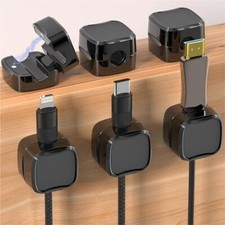 6-24PCS Magnetic Cable Clips Organizer-Strong Charger Management for Desk Car picture