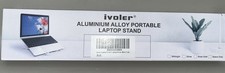 Ivoler Aluminum Alloy Portable Laptop Stand Holder Riser Silver NIB picture