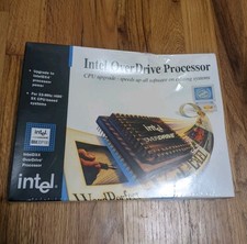 NEW DX4 100 BOXED INTEL PROCESSOR OVERDRIVE DX4ODP100 486 100Mhz CPU 33/100 Dent picture