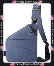 WANDER+ Anti Theft Crossbody Bag for Women Men Multi-Pocket Slim Sling picture