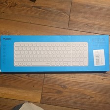 Rapoo E9350L Wireless Bluetooth Slim Keyboard White English QWERTY Rechargeable picture