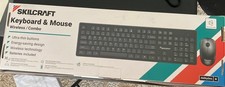 Skilcraft Abilityone Keyboard & Wireless Mouse. Ultra Thin Buttons. FreeShip picture
