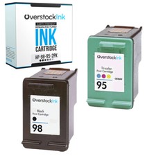 Black Color Ink Cartridges for HP 98 95 Replacement Ink Cartridge Combo Pack picture