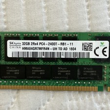 SK hynix 32GB DDR4 ECC RDIMM 2400MHz 2Rx4 PC4-2400T Server RAM HMA84GR7MFR4N picture