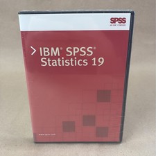 IBM SPSS Statistics Amos 19 Vintage Software NEW Sealed picture