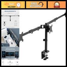 Triple Monitor Desk Mount for 38